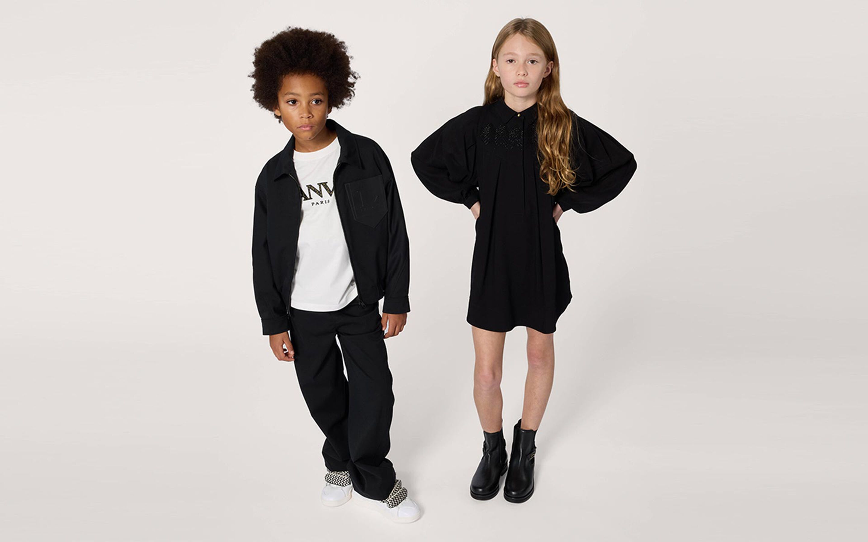 Kinderkleding en accessoires van het luxemerk Lanvin bij Kids around