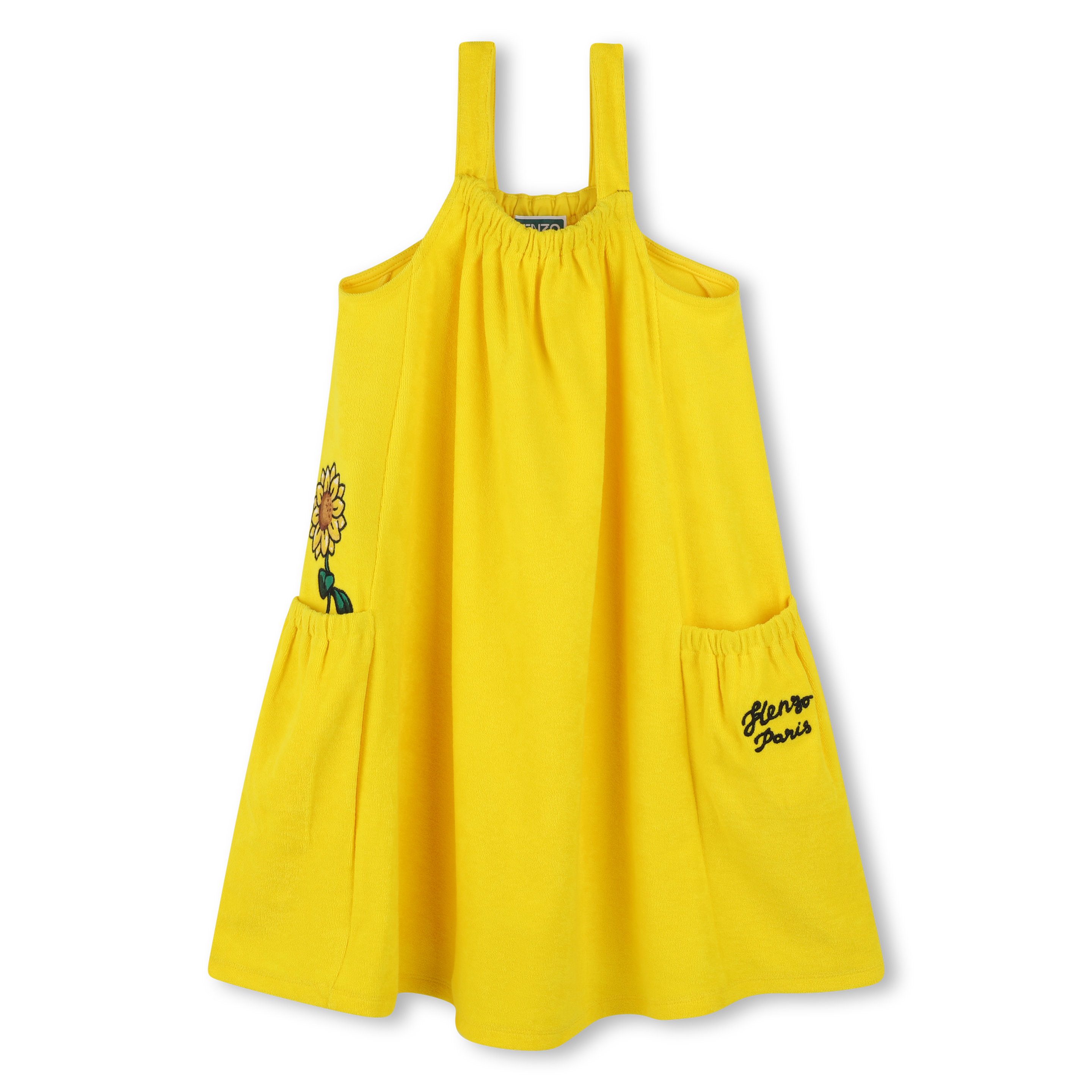 Kenzo meisjeslook: kleurrijke trendy jurk, premium en luxe kindermode bij Kidsaround