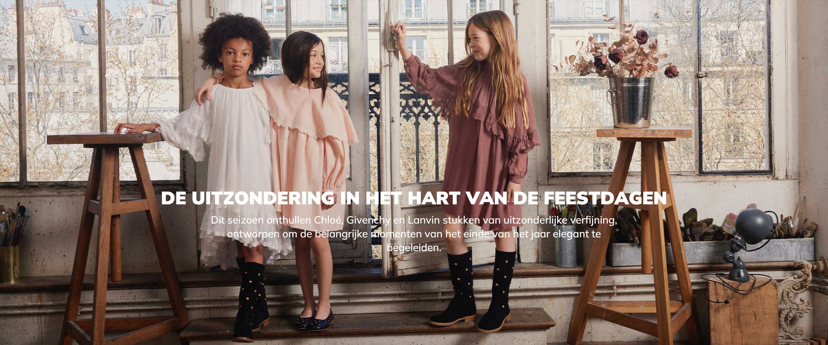Kinderkleding en accessoires van de luxemerken Chlo&eacute;, Givenchy en Lanvin bij Kids around