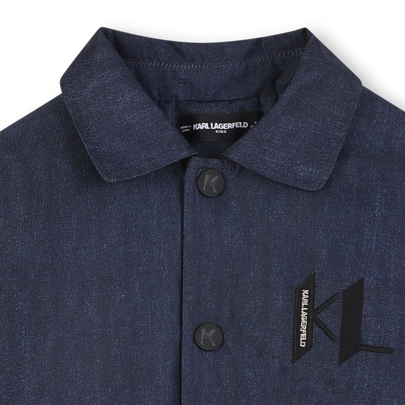 Polyester bomberjack KARL LAGERFELD KIDS 
                        BOY