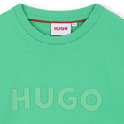 Katoenen T-shirt, korte mouwen HUGO 
                    BOY