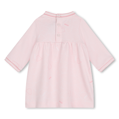 Jurk met gestreepte ribboord BOSS GIRL