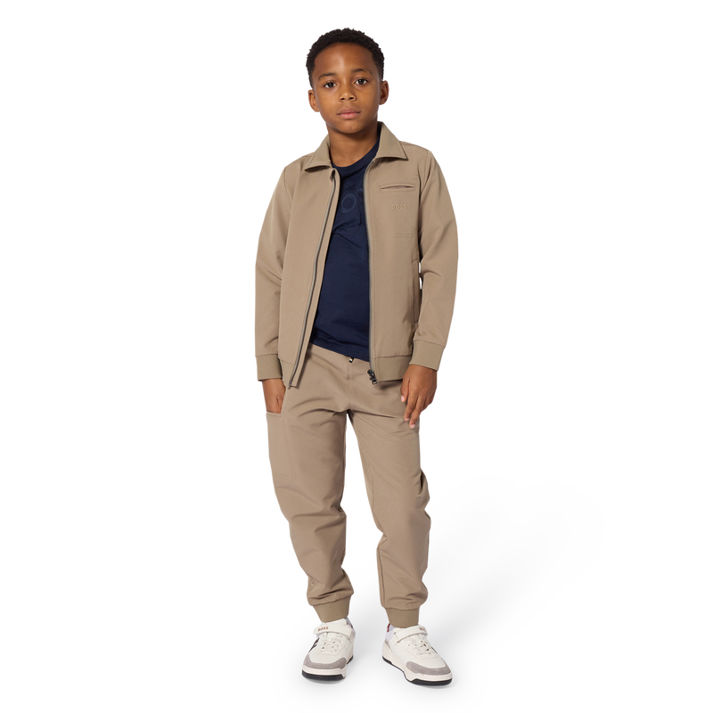 Synthetische stoffen cardigan BOSS 
                        BOY