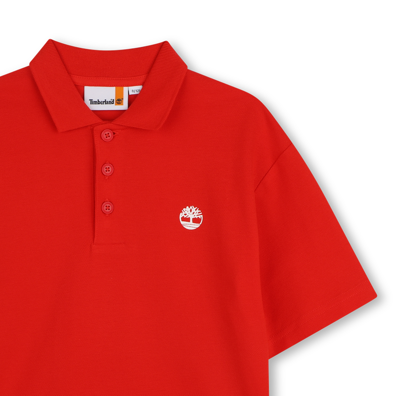 POLOSHIRT MET KORTE MOUWEN EN LOGO TIMBERLAND 
                        BOY