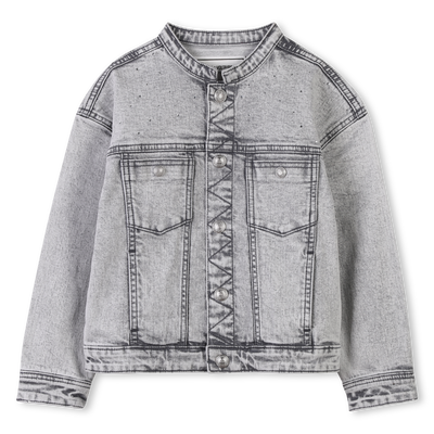 Jeansjasje met strass ZADIG & VOLTAIRE GIRL