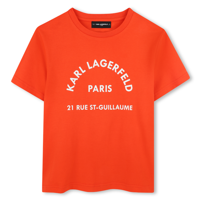 T-shirt met korte mouwen KARL LAGERFELD KIDS 
                        BOY