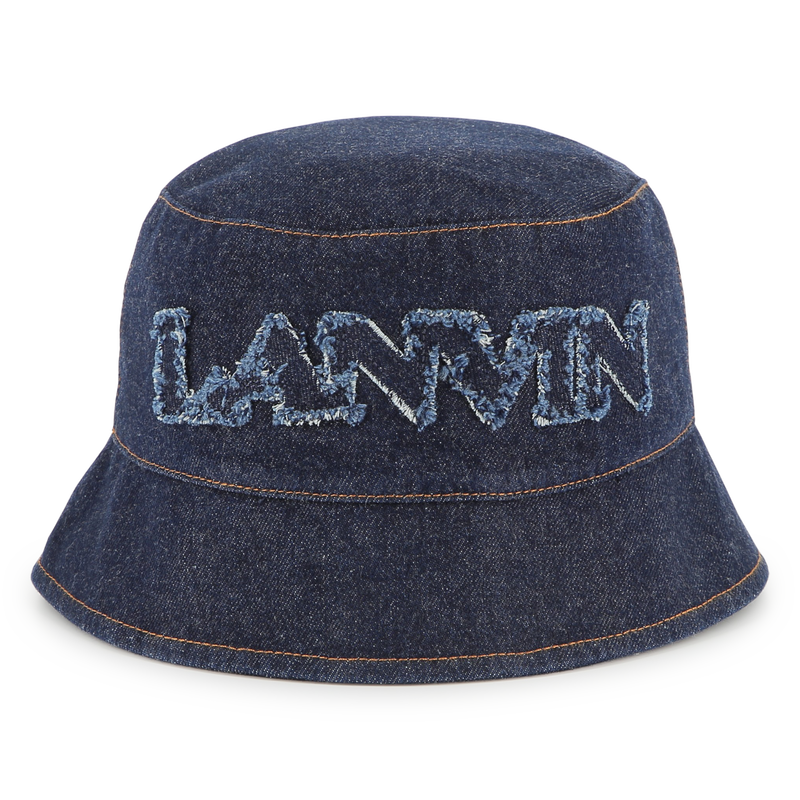 Denim hoedje met logo LANVIN 
                        GIRL