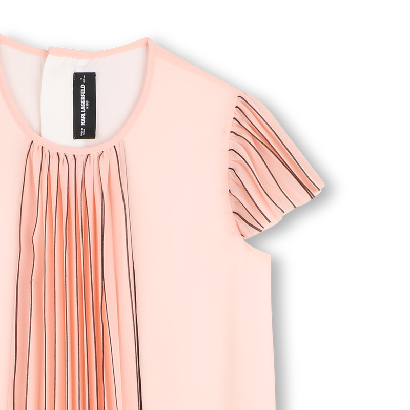 Korte mouwen jurk KARL LAGERFELD KIDS 
                        GIRL