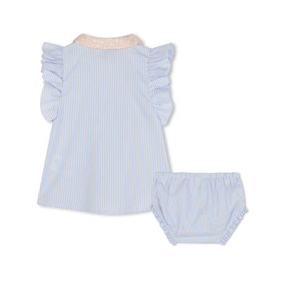 Gestreept jurkje en broekje KENZO KIDS GIRL