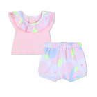 T-shirt + korte broek set BILLIEBLUSH 
                    GIRL
