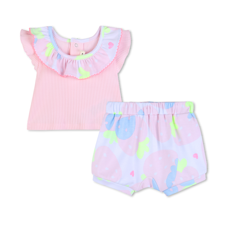 T-SHIRT + KORTE BROEK SET BILLIEBLUSH 
                        GIRL