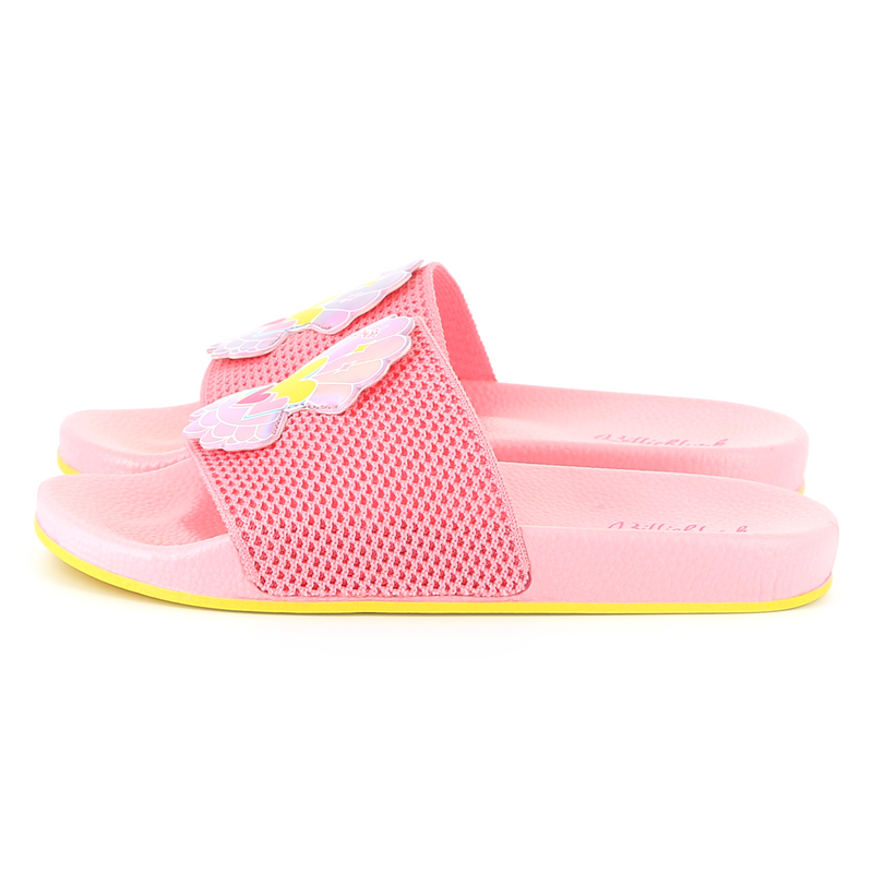 Slippers van twee materialen BILLIEBLUSH 
                        GIRL