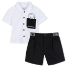 Sebmle shirt en korte broek KARL LAGERFELD KIDS 
                    BOY
