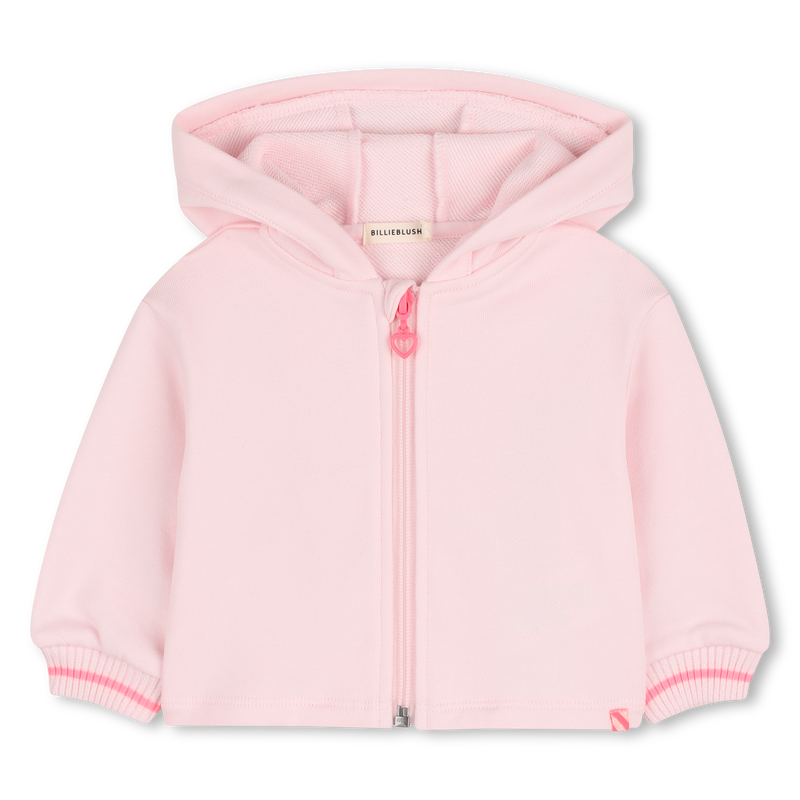 HOODIE MET RITS BILLIEBLUSH 
                        GIRL