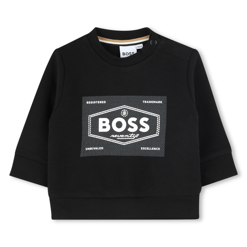 Fleece sweatshirt ronde hals BOSS 
                        BOY
