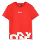 Oversized T-shirt van katoen DKNY 
                    JONGEN