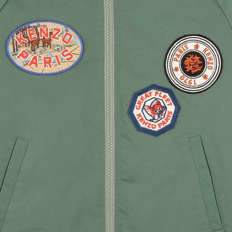 Jack met rits en raglanmouwen KENZO KIDS 
                        UNISEX