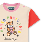 T-shirt met glanzende print KENZO KIDS 
                    GIRL