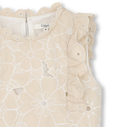 T-shirt met bloemenborduursel CHLOE 
                    GIRL