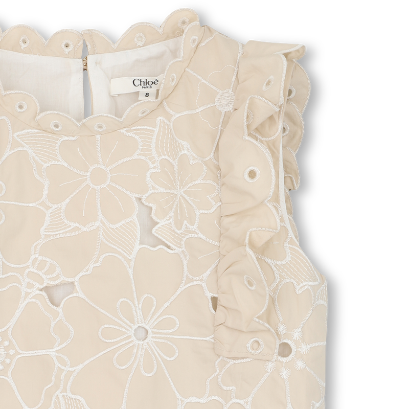 T-SHIRT MET BLOEMENBORDUURSEL CHLOE 
                        GIRL