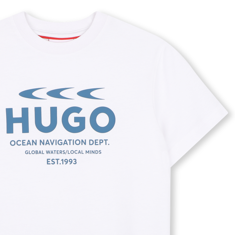 T-shirt met korte mouwen HUGO 
                        BOY