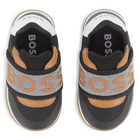 Sneakers met elastiek met logo BOSS 
                    BOY