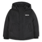 Parka met capuchon, ZWART, hi-res