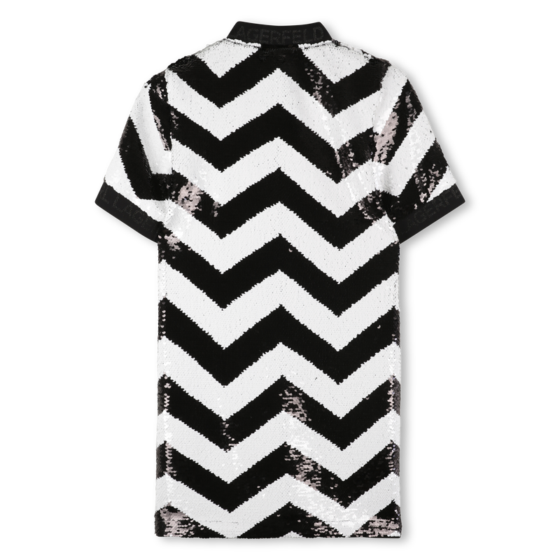 Jurk met ritssluiting KARL LAGERFELD KIDS 
                        GIRL