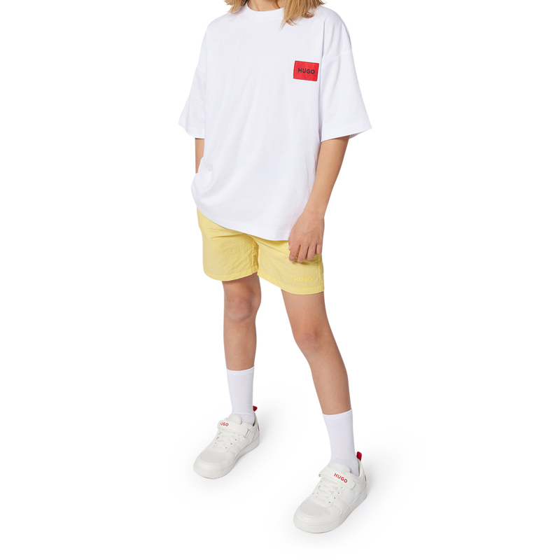 T-shirt met korte mouwen HUGO 
                        BOY