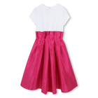 Feestelijke jurk van tafzijde KARL LAGERFELD KIDS 
                    GIRL