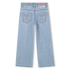 Geborduurde denim broek BILLIEBLUSH 
                    GIRL