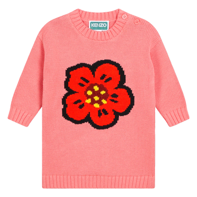 Tricot jurk KENZO KIDS GIRL