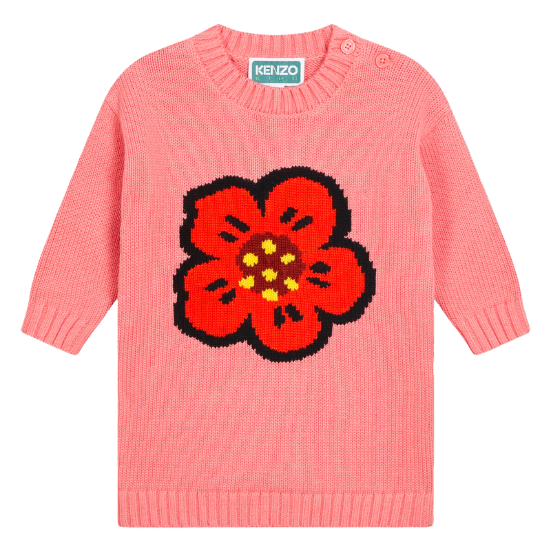 Tricot jurk KENZO KIDS 
                        GIRL