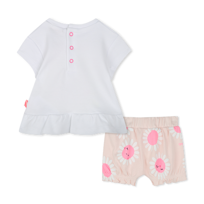 Katoenen T-shirt en short BILLIEBLUSH GIRL
