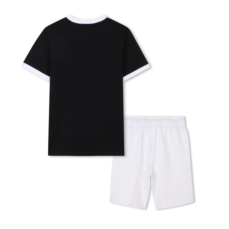 Set T-shirt en bermuda DKNY 
                        BOY