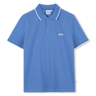 Effen polo van katoenpiqu&eacute; BOSS 
                    BOY