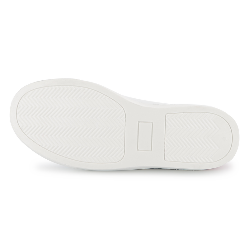 Leren sneakers met veters
