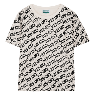 Katoenen T-shirt met print KENZO KIDS BOY