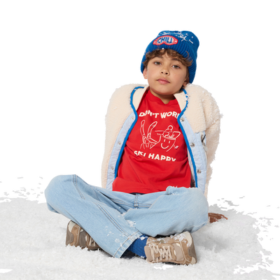T-shirt met korte mouwen KIDS AROUND BOY