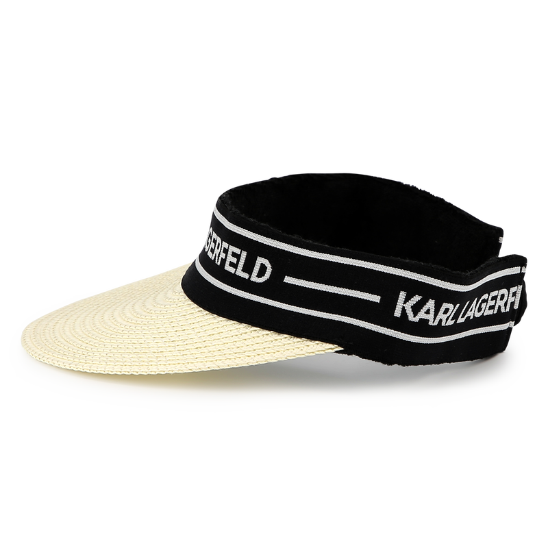 Zonneklep met elastiek KARL LAGERFELD KIDS 
                        GIRL