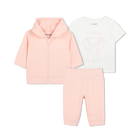 Katoenen joggingpak, GESLUILD ROZE, hi-res