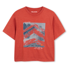 T-shirt met korte mouwen, PERSIK, hi-res