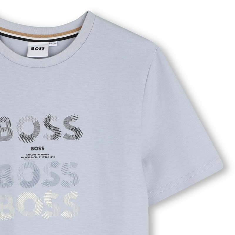 T-shirt met korte mouwen BOSS 
                        BOY