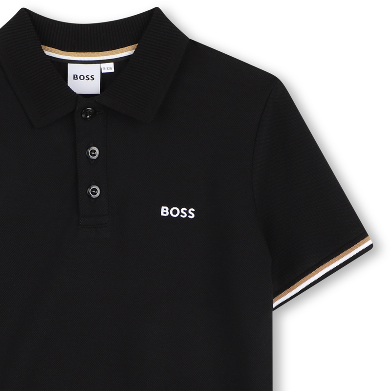 POLOSHIRT MET KORTE MOUWEN BOSS 
                        BOY