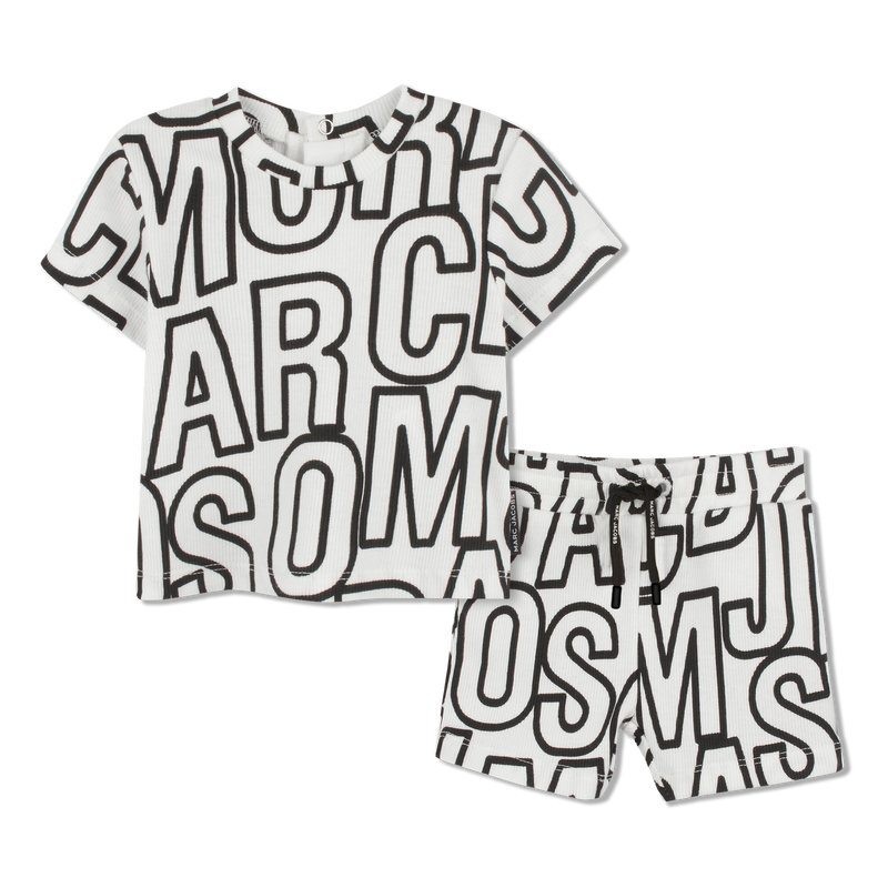 T-shirt en short van ribstof MARC JACOBS 
                        UNISEX