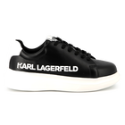 Leren sneakers met veters KARL LAGERFELD KIDS 
                    UNISEX