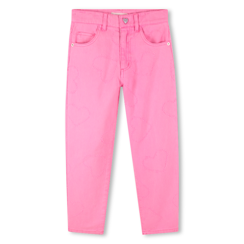 Twill broek met hartjes BILLIEBLUSH 
                        GIRL