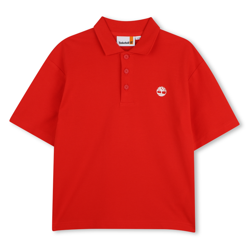 POLOSHIRT MET KORTE MOUWEN EN LOGO TIMBERLAND 
                        BOY