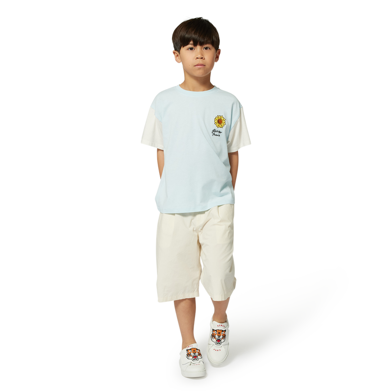 Effen katoenen bermuda KENZO KIDS 
                        BOY