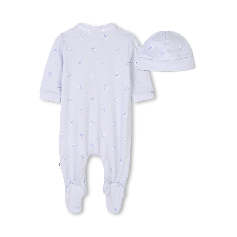 Pyjama en muts met print BOSS 
                        BOY